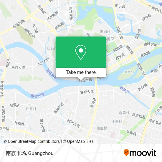 南霞市场 map