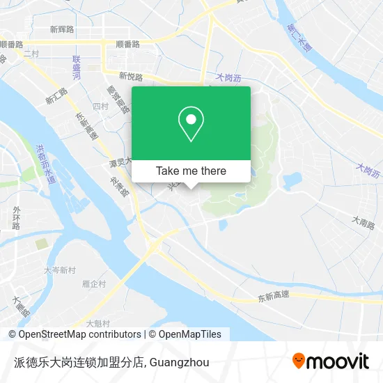 派德乐大岗连锁加盟分店 map
