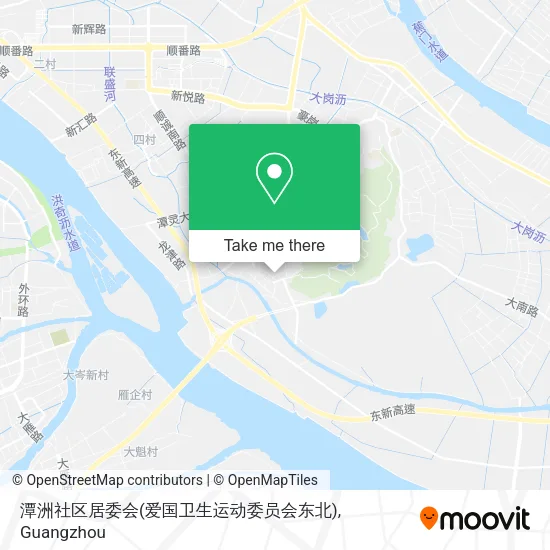 潭洲社区居委会(爱国卫生运动委员会东北) map