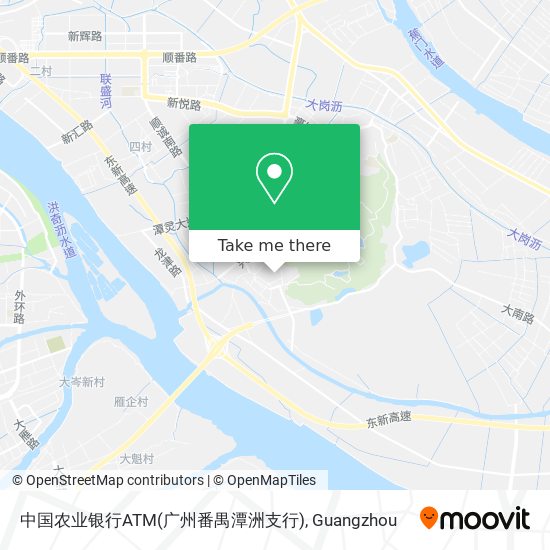 中国农业银行ATM(广州番禺潭洲支行) map