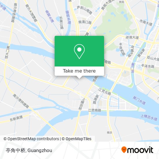 亭角中桥 map