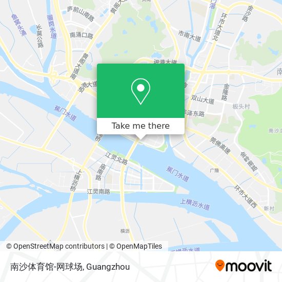 南沙体育馆-网球场 map