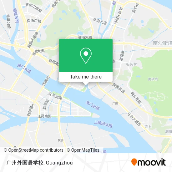 广州外国语学校 map