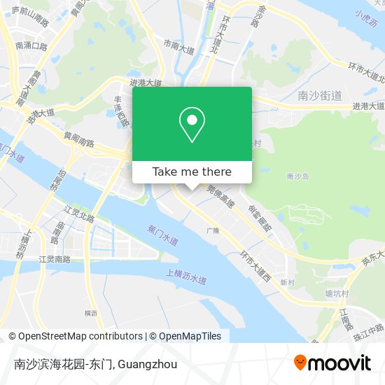 南沙滨海花园-东门 map