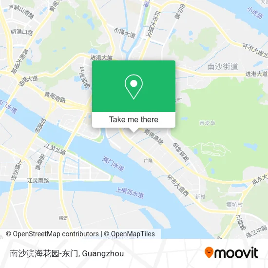 南沙滨海花园-东门 map