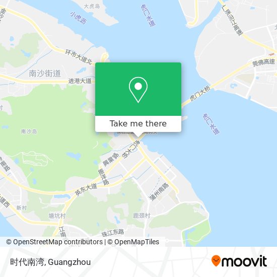 时代南湾 map