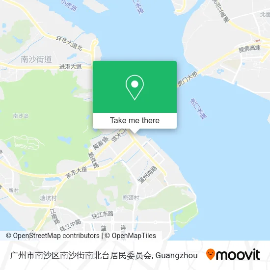广州市南沙区南沙街南北台居民委员会 map