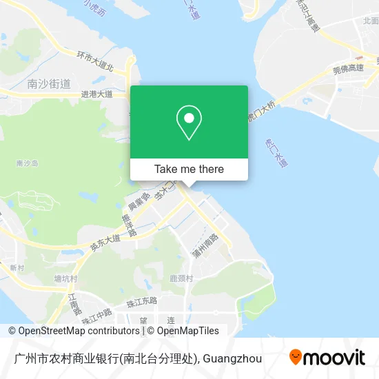 广州市农村商业银行(南北台分理处) map