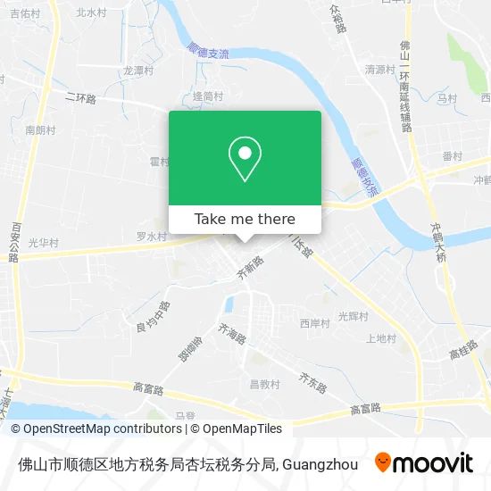 佛山市顺德区地方税务局杏坛税务分局 map