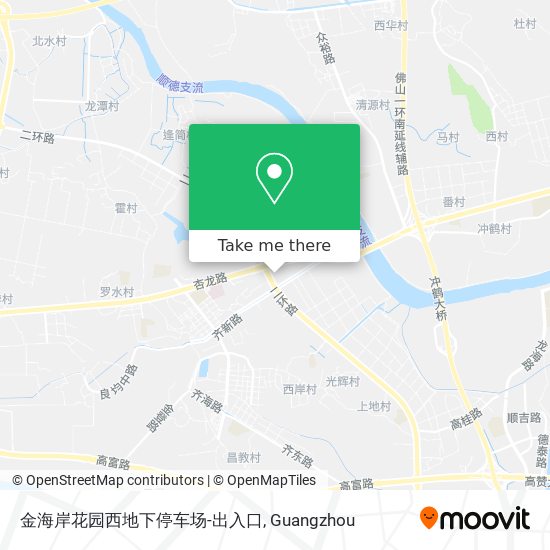 金海岸花园西地下停车场-出入口 map