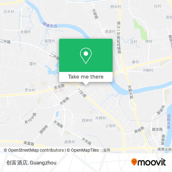 创富酒店 map