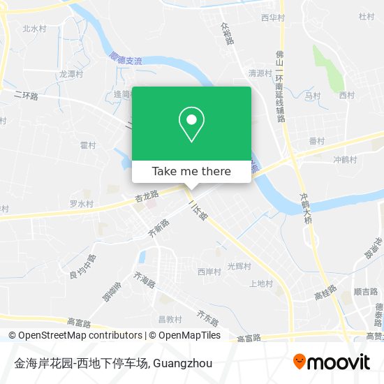 金海岸花园-西地下停车场 map