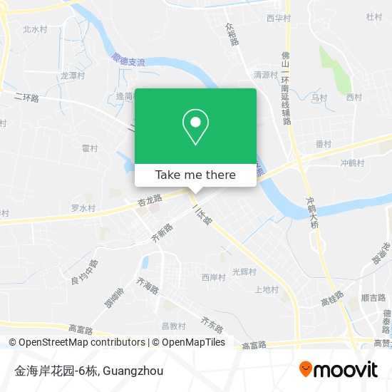 金海岸花园-6栋 map
