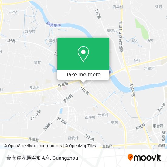 金海岸花园4栋-A座 map