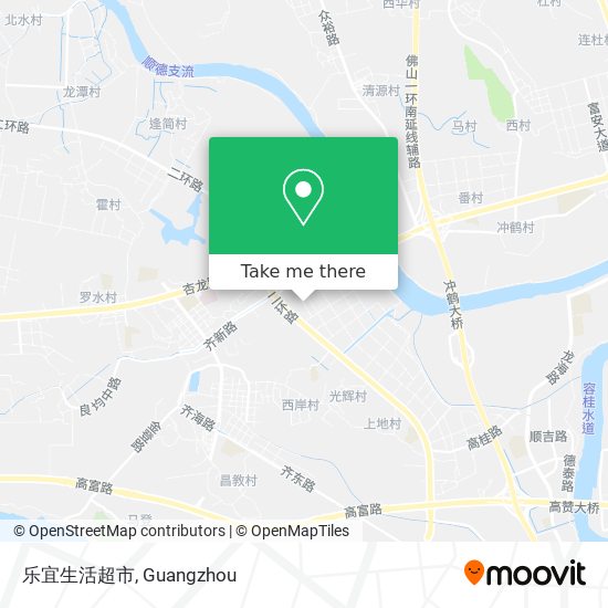 乐宜生活超市 map