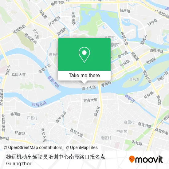 雄远机动车驾驶员培训中心南霞路口报名点 map
