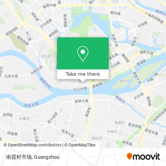 南霞村市场 map