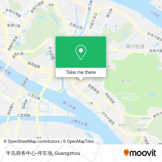 半岛商务中心-停车场 map