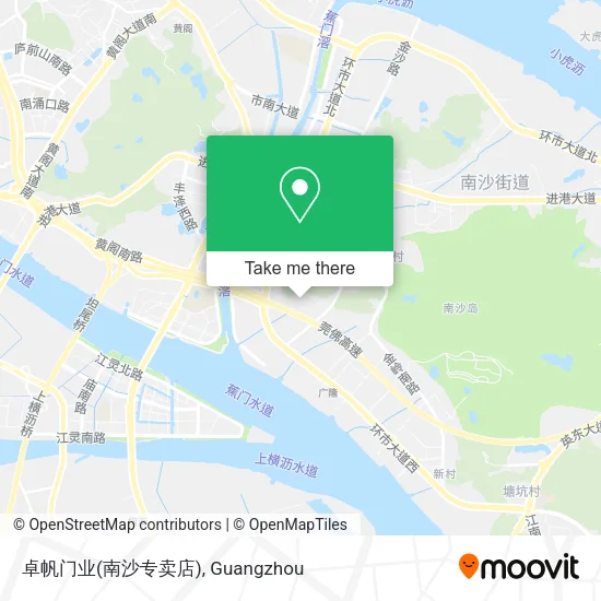 卓帆门业(南沙专卖店) map