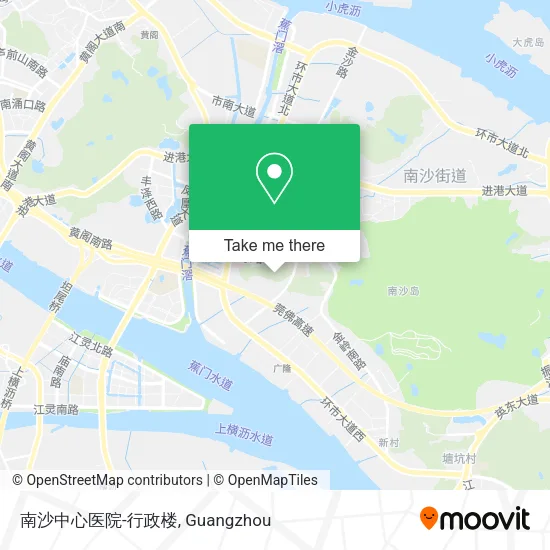 南沙中心医院-行政楼 map