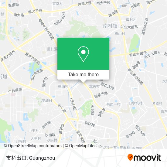 市桥出口 map