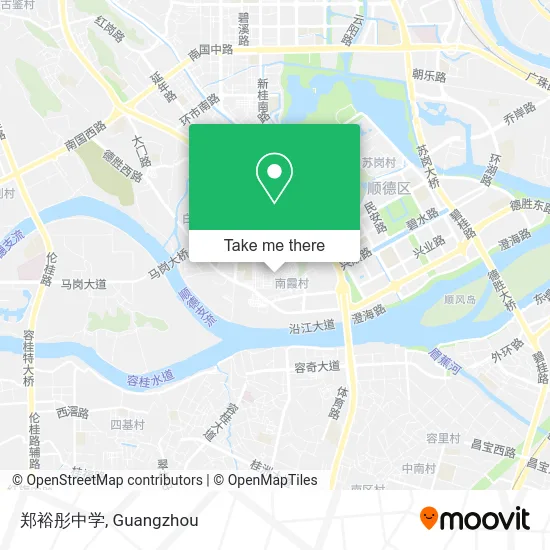 郑裕彤中学 map