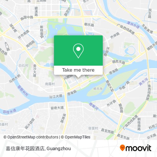 嘉信康年花园酒店 map