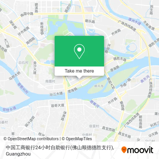中国工商银行24小时自助银行(佛山顺德德胜支行) map