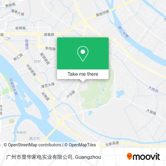 广州市显华家电实业有限公司 map