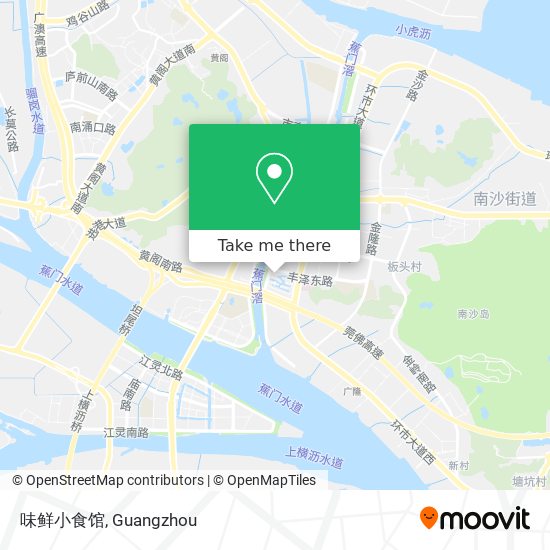 味鲜小食馆 map