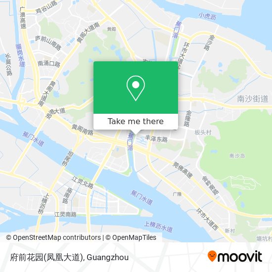 府前花园(凤凰大道) map