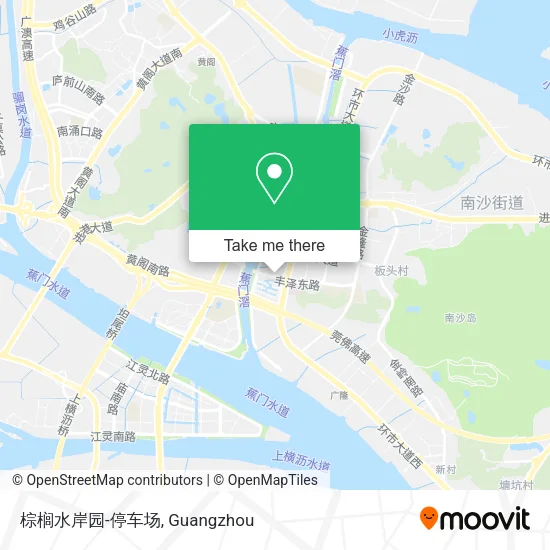 棕榈水岸园-停车场 map