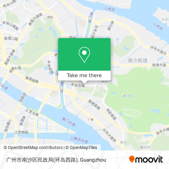 广州市南沙区民政局(环岛西路) map