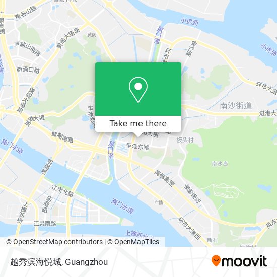 越秀滨海悦城 map