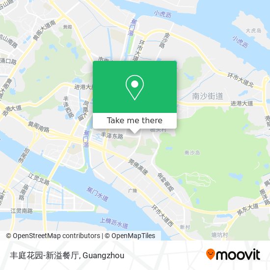 丰庭花园-新溢餐厅 map