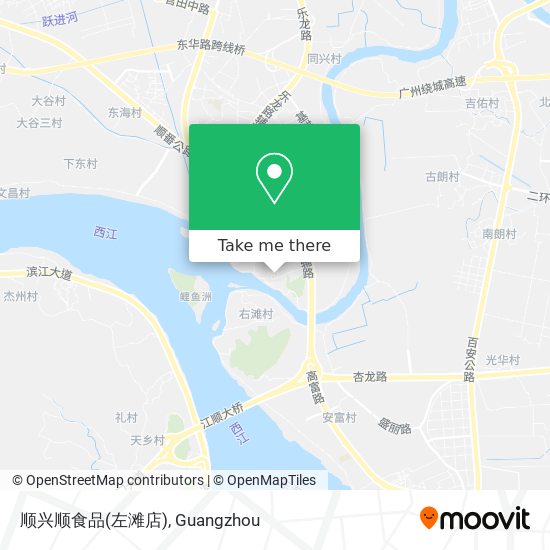 顺兴顺食品(左滩店) map