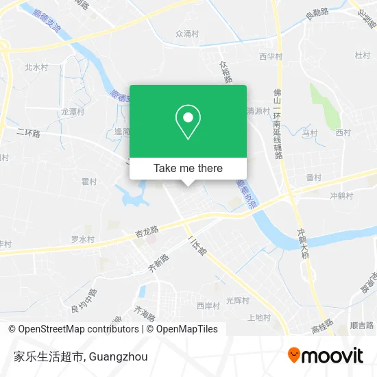 家乐生活超市 map