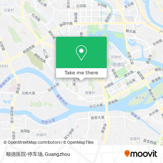 顺德医院-停车场 map