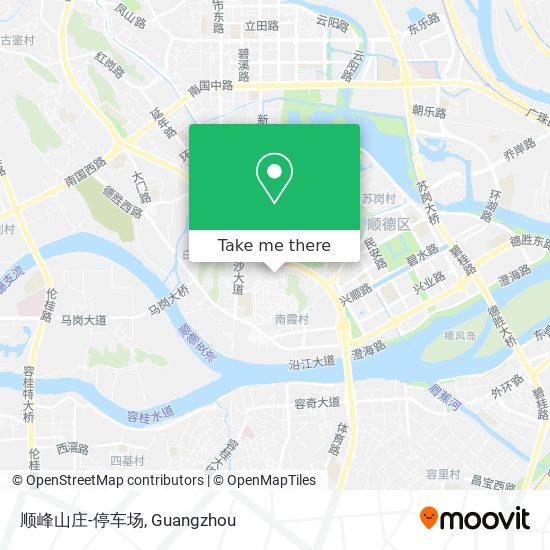 顺峰山庄-停车场 map