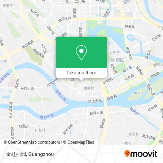 金桂西园 map