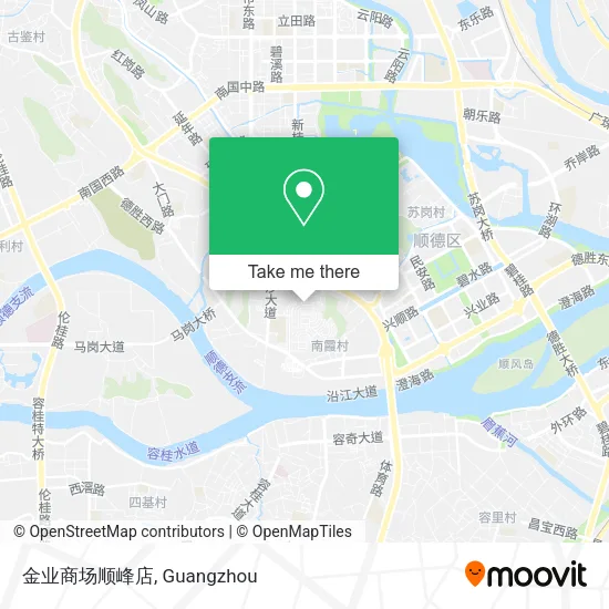 金业商场顺峰店 map
