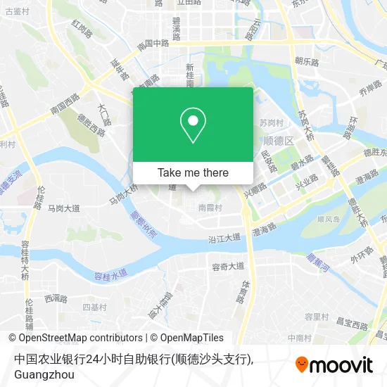 中国农业银行24小时自助银行(顺德沙头支行) map