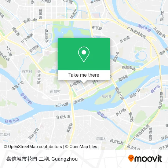 嘉信城市花园-二期 map