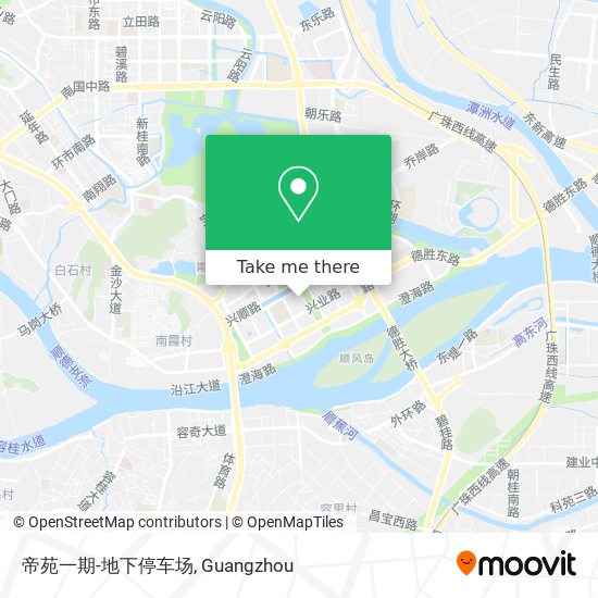 帝苑一期-地下停车场 map