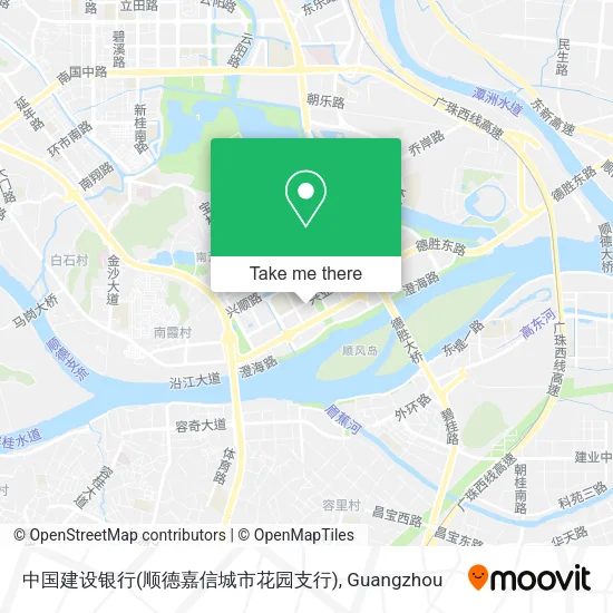中国建设银行(顺德嘉信城市花园支行) map
