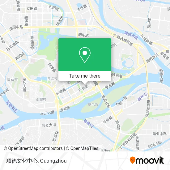 顺德文化中心 map