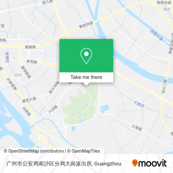 广州市公安局南沙区分局大岗派出所 map