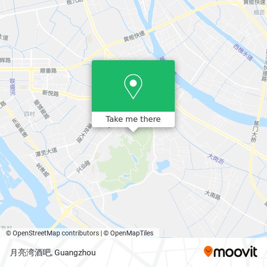 月亮湾酒吧 map