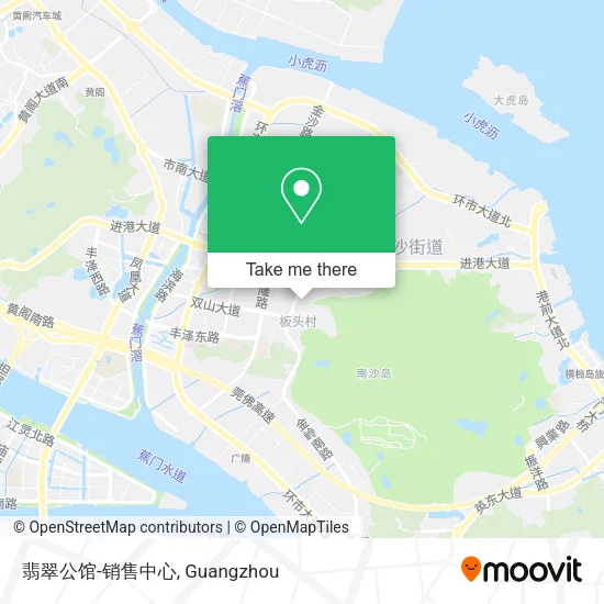 翡翠公馆-销售中心 map