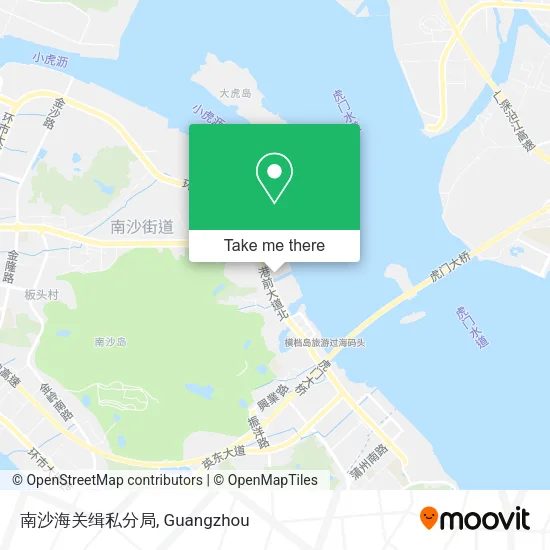 南沙海关缉私分局 map